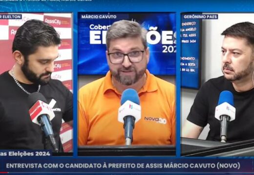 Entrevista com o candidato a Prefeito, Cavuto